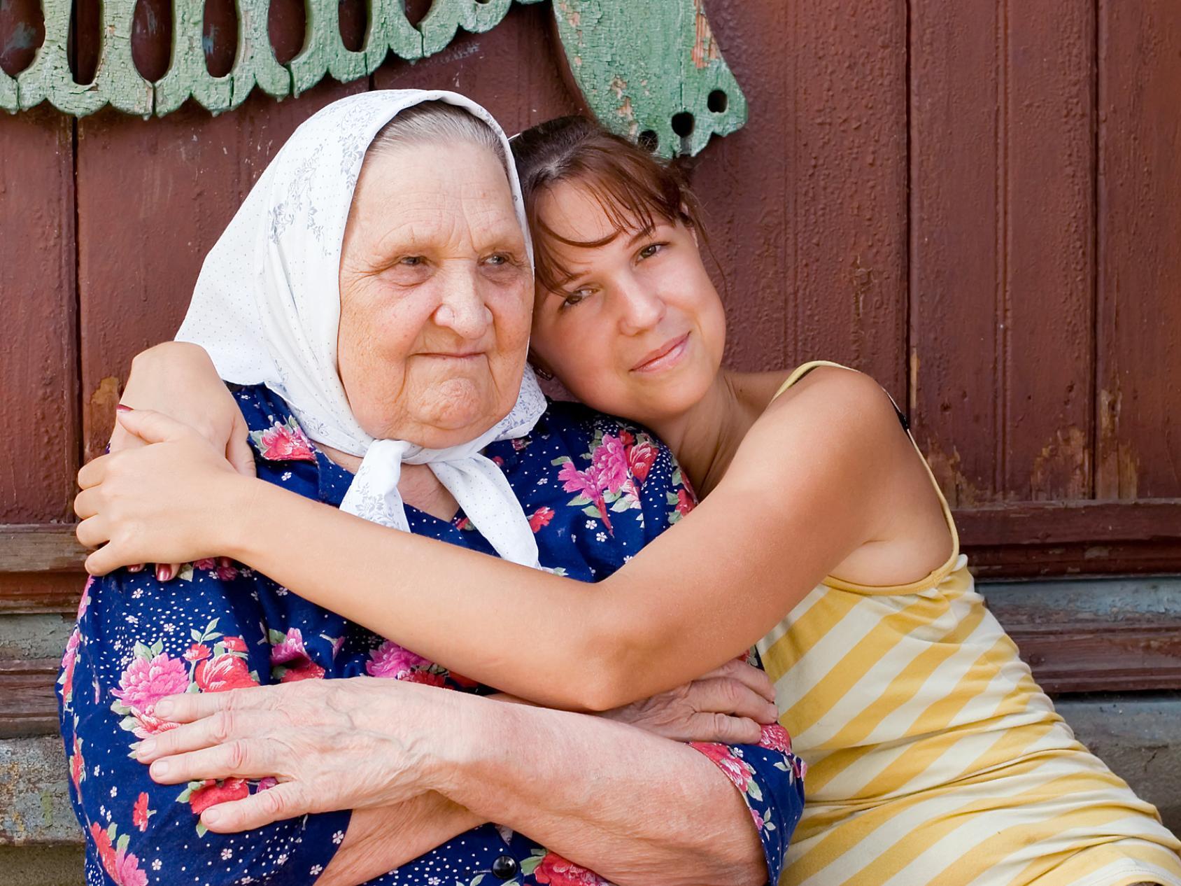 фото русских деревенских бабушек