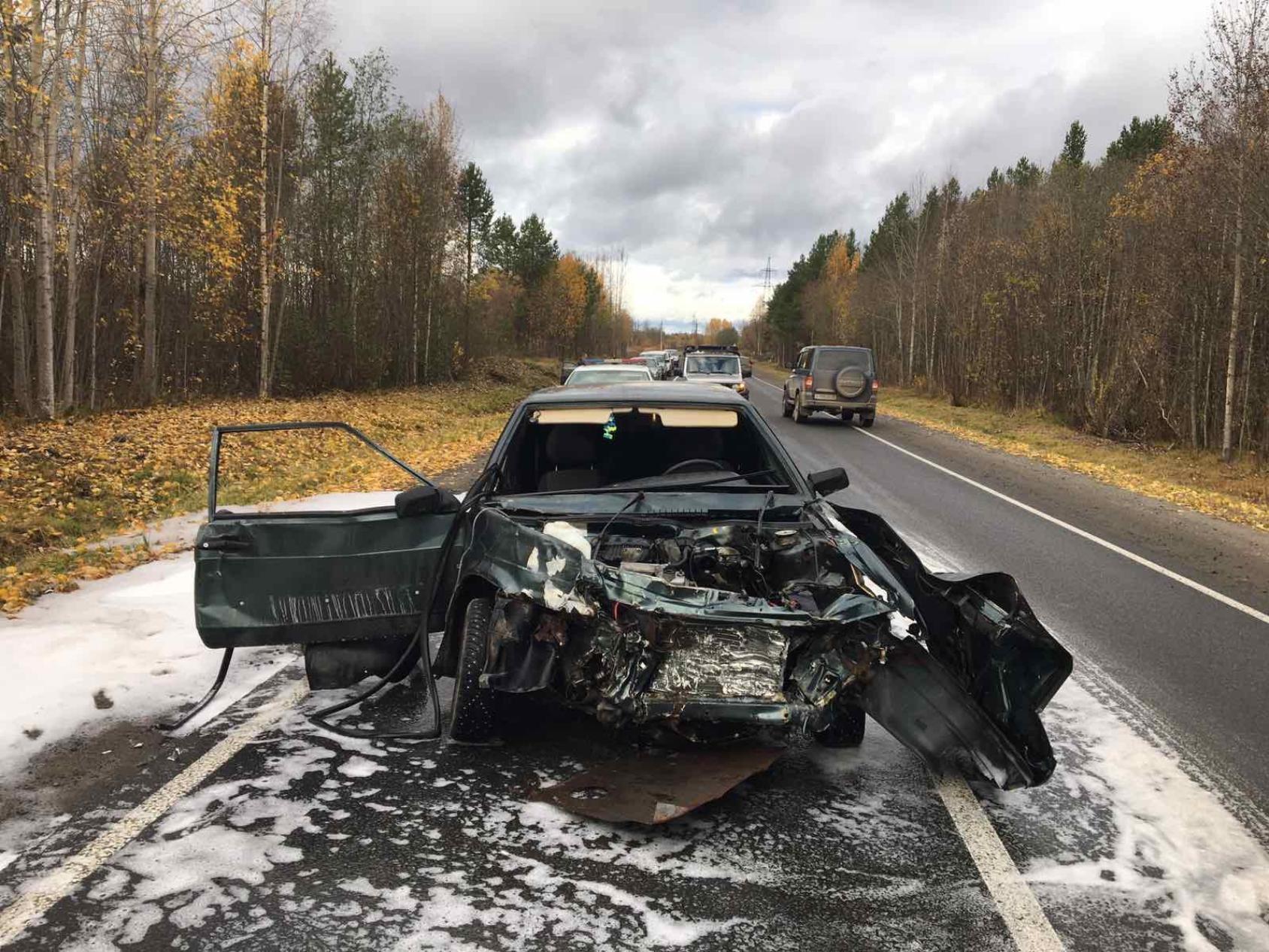 В Приморском районе мужчина погиб при столкновении двух автомобилей