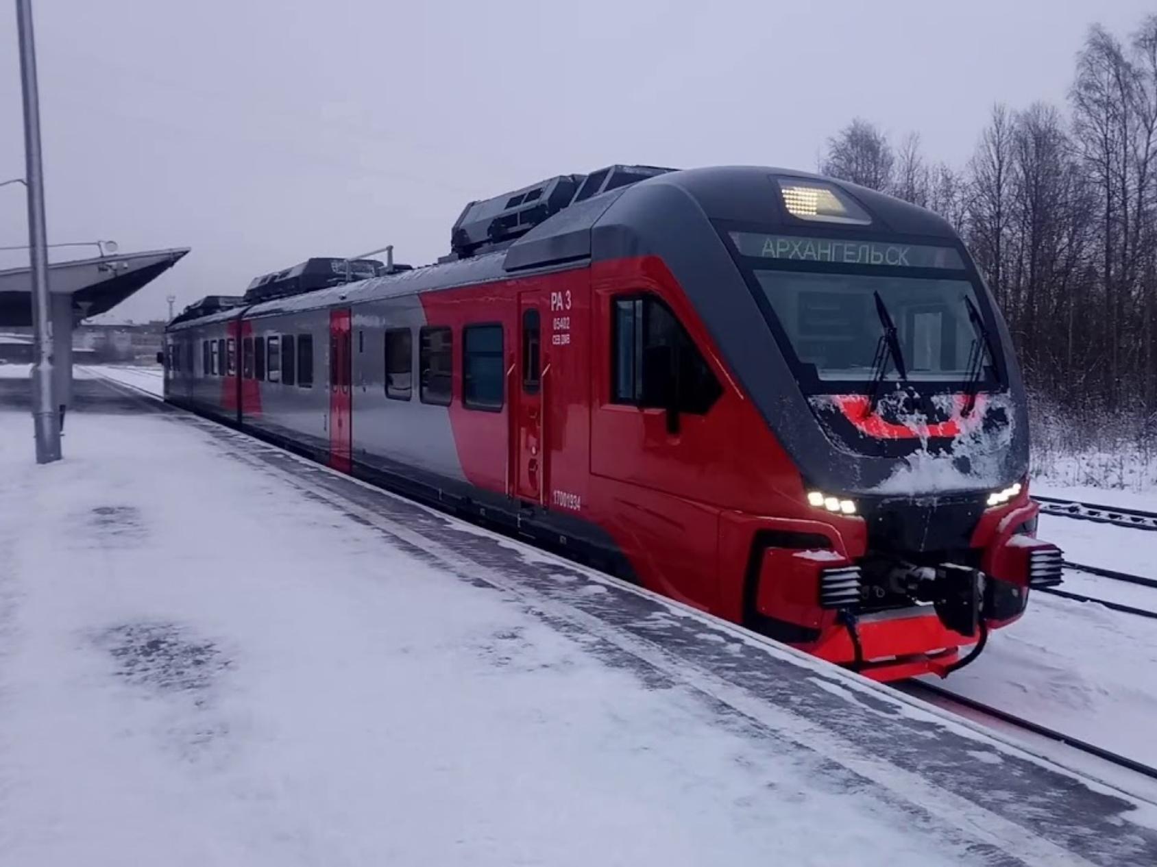 На маршруте пригородного поезда Северодвинск — Архангельск появилась ещё  одна остановка