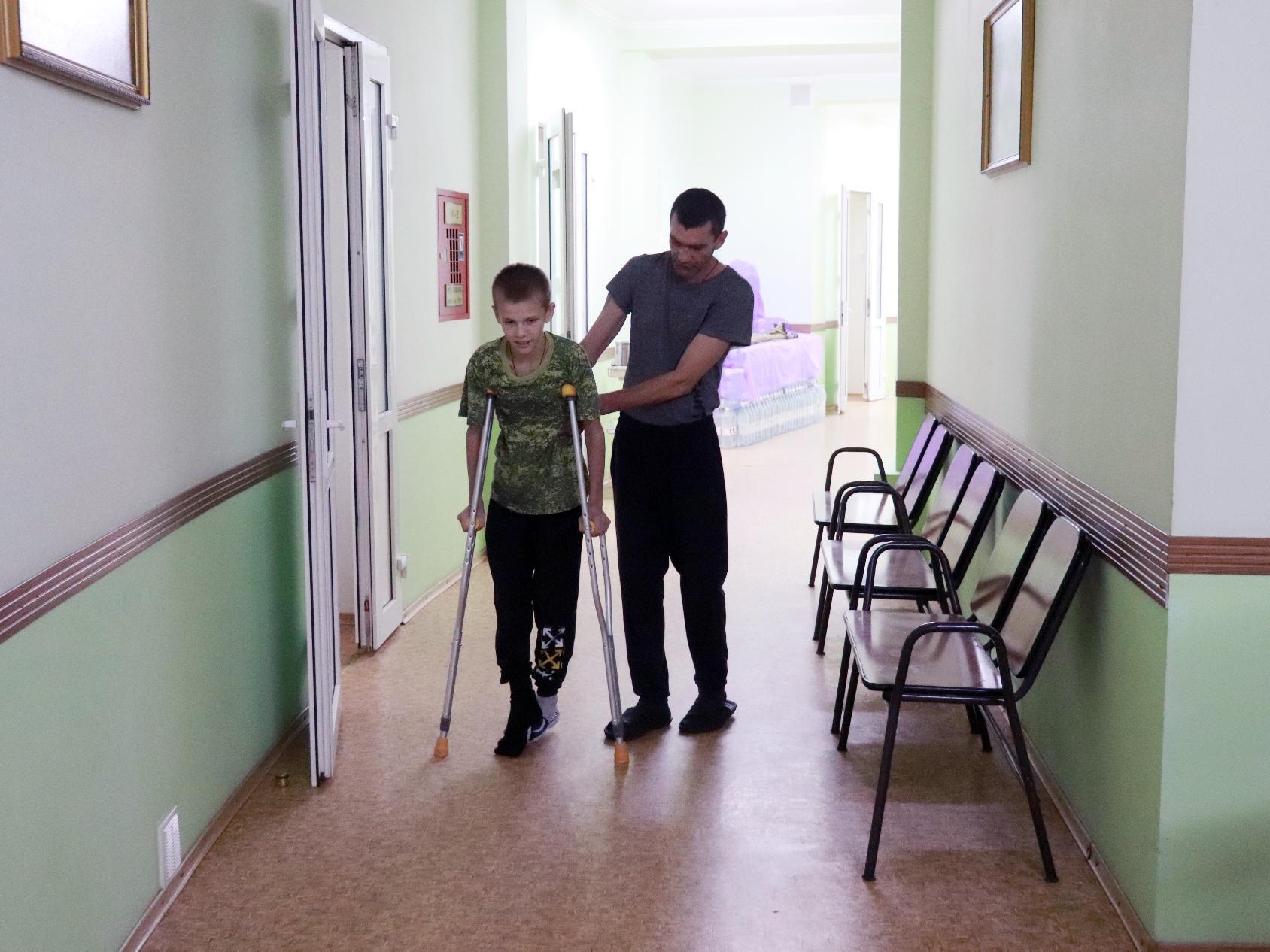 Рома Коструб проходит лечение в больнице Донецка